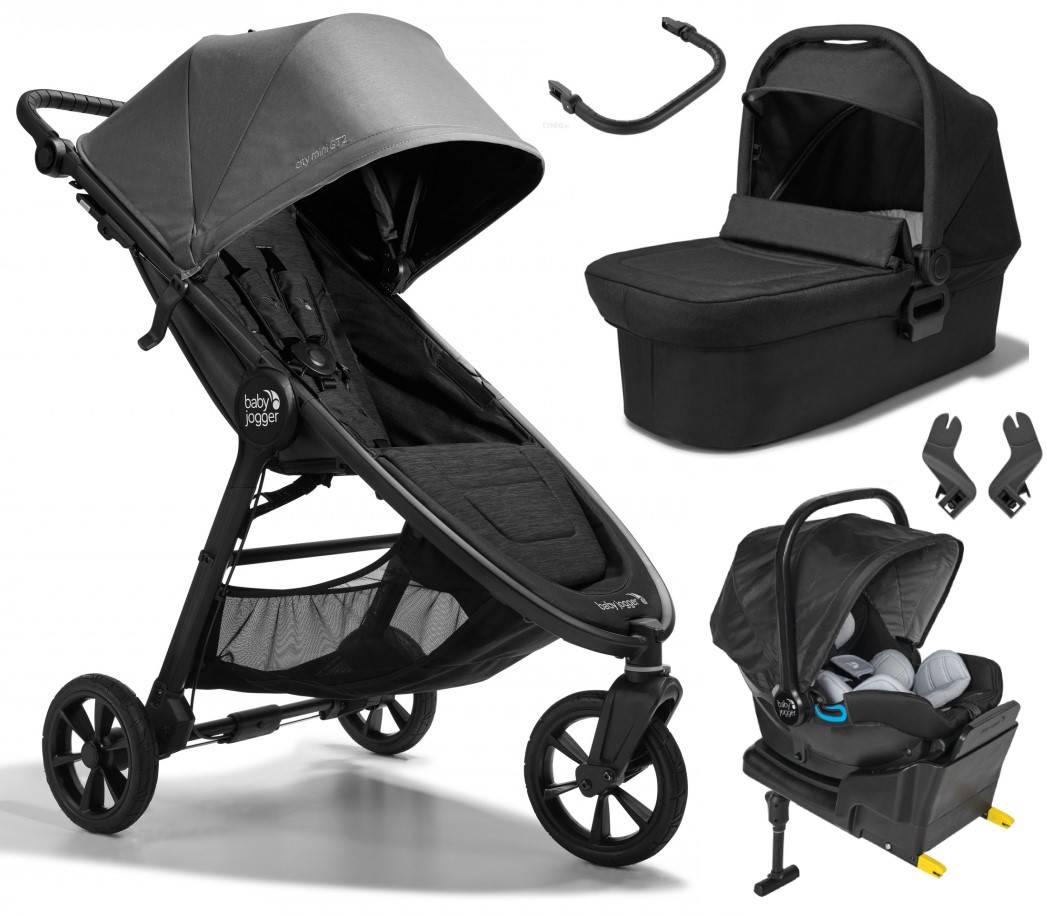 Baby Jogger City Mini GT2 Poussette Simple - Gris Pierre 