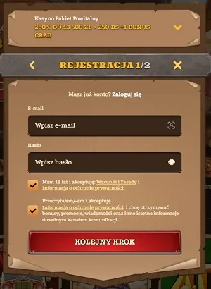 dazardbet-rejestracja